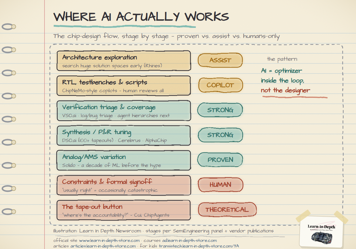 Diagram — Where AI actually works in the flow