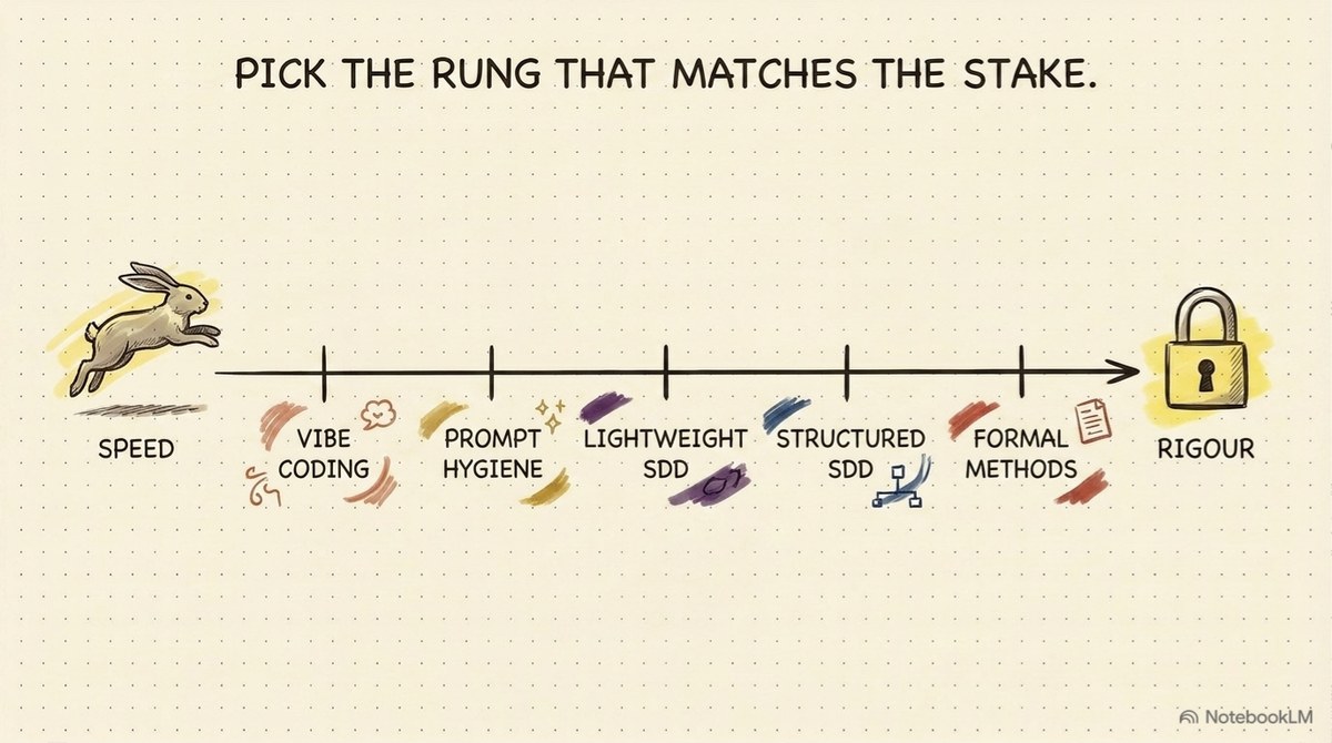 Pick the rung that matches the stake