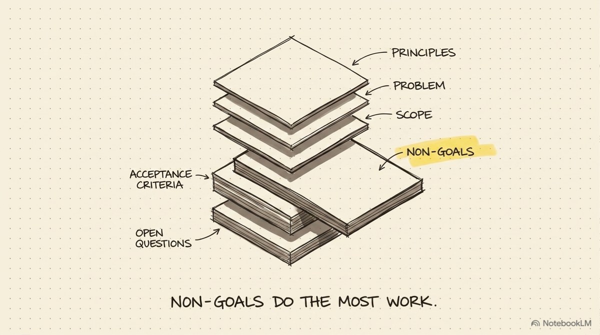 Non-goals do the most work